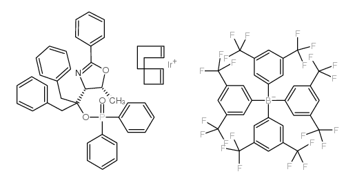 ((4R,5R)-(+)-O-[1-苯甲基-1-(5-甲基-2-苯基-4,5-二氢恶唑-4-基)-2-苯基乙基](二苯基膦亚盐)(1,5-COD)铱(I)四(3,5-二(三氟甲基)苯基硼酸