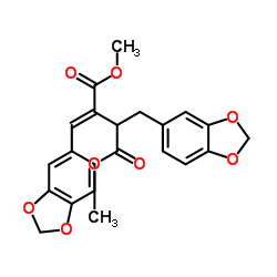 (E)-(1,3-苯并二恶茂-5-甲基)(1,3-苯并二恶茂-5-亚甲基)丁二酸二甲酯