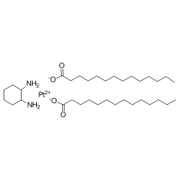 (SP-4-2)-[(1R,2R)-1,2-环己二胺-κN1,κN2]双(十四酸-κO)铂