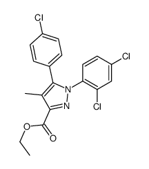 5-(4-氯苯基)-1-(2,4-二氯苯基)-4-甲基-1H-吡唑-3-羧酸乙酯