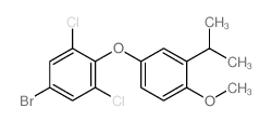 5-溴-1,3-二氯-2-(3-异丙基-4-甲氧基苯氧基)苯 (525575-58-0)