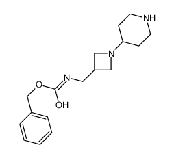 (1-哌啶-4-基-氮杂啶-3-甲基)-氨基甲酸苄酯 (883547-28-2)