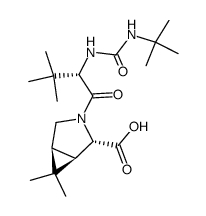 (1R,2S,5S)-3-[(2S)-2-[[[(叔丁基)氨基]羰基]氨基]-3,3-二甲基-1-氧代丁基]-6,6-二甲基-3-氮杂双环[3.1.0]己烷-2-羧酸