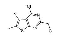 4-氯-2-氯甲基-5,6-二甲基噻吩并[2,3-d]嘧啶