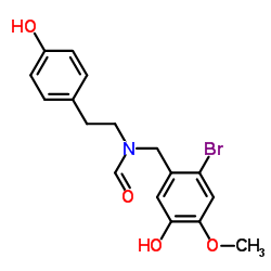 N-[(2-溴-5-羟基-4-甲氧基苯基)甲基]-N-[2-(4-羟基苯基)乙基]甲酰胺
