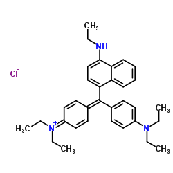 N-(4-((4-(二乙氨基)苯基)(4-(乙基氨基)萘-1-基)亚甲基)环己烷-2,5-二烯-1-亚基)-N-乙基乙烷氯化铵