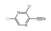 3-溴-5-氯吡嗪-2-甲腈 (440124-25-4)