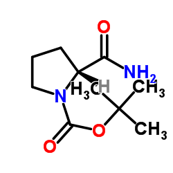 (R)-Boc-D-脯氨酸酰胺