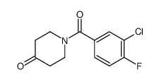 N-(3-氯-4-氟苯甲酰基)-哌啶-4-酮
