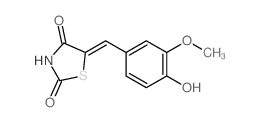 5-[(4-羟基-3-甲氧基苯基)亚甲基]-2,4-噻唑烷二酮