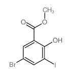 5-溴-2-羟基-3-碘苯羧酸甲酯
