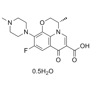 (S)-9-氟-3-甲基-10-(4-甲基哌嗪-1-基)-7-氧代-3,7-二氢-2H-[1,4]恶嗪并[2,3,4-ij ]喹啉-6-羧酸水合物