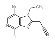 2-(7-溴-4-氯-1-乙基-1H-咪唑并[4,5-c]吡啶-2-基)乙腈