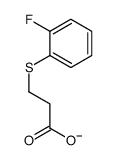 3-[(2-氟苯基)硫代]丙酸