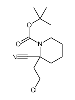 2-(2-氯乙基)-2-氰基哌啶-1-羧酸叔丁酯