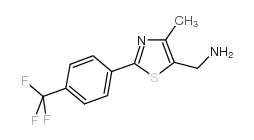 (4-甲基-2-[4-(三氟甲基)苯基]-1,3-噻唑-5-基)甲胺