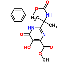 2-(2-(苄氧基羰基氨基)丙-2-基)-5-羟基-6-氧代-1,6-二氢嘧啶-4-甲酸甲酯 (519032-08-7)
