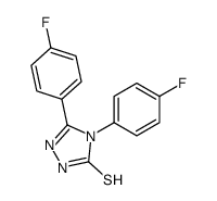 4,5-双(4-氟苯基)-4H-1,2,4-噻唑-3-硫醇