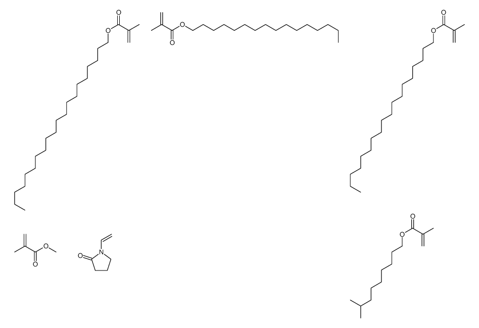 2-甲基丙烯酸二十烷酯与1-乙基-2-吡咯烷酮、2-甲基丙烯酸十六烷酯、2-甲基丙烯酸异癸酯、2-甲基丙烯酸甲酯和2-甲基丙烯酸十八烷酯的聚合物