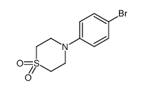 4-(4-溴-苯基)-硫代吗啉 1,1-二氧化物