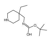 N-[(4-乙基哌啶-4-基)甲基]氨基甲酸叔丁酯