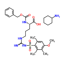 N-苄氧羰基-N'-(4-甲氧基-2,3,6-三甲基苯磺酰基)-L-精氨酸环己胺盐