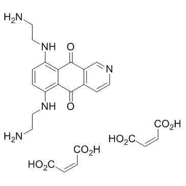 6,9-双((2-氨基乙基)氨基)苯并[g]异喹啉-5,10-二酮 二马来酸盐