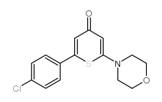 2-(4-氯苯基)-6-吗啉-4-硫代吡喃-4-酮