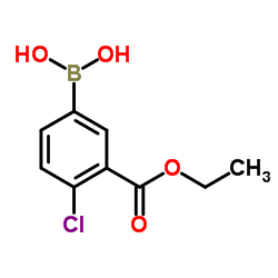 4-氯-3-(乙氧羰基)苯硼酸 (874219-46-2)