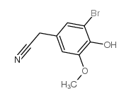 3-溴-4-羟基-5-甲氧基苯乙腈 (81038-44-0)