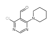 4-CHLORO-6-PIPERIDINO-5-PYRIMIDINECARBALDEHYDE