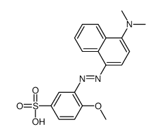 3(4-二甲基氨基-1-萘氮杂)-4-甲氧基苯磺酸