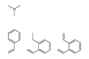 乙烯乙苯、二乙烯苯、乙烯苯的聚合物氯甲基化三甲胺季铵化