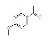 1-(4-甲基-2-甲基硫代-5-嘧啶基)乙酮