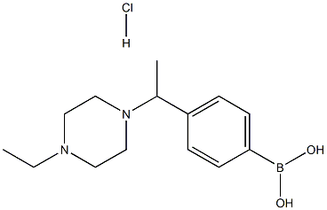 ((4-(1 - (4 - 乙基哌嗪-1 - 基)乙基)苯基)硼酸盐酸盐