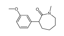 六氢-3-(3-甲氧基苯基)-1-甲基-2H-氮杂革-2-酮