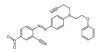 2-[[4-[(2-氰乙基)(2-苯氧乙基)氨基]苯基]偶氮]-5-硝基苯甲腈