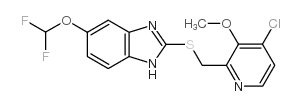 5-(二氟甲氧基)-2-{[(4-氯-3-甲氧基-2-吡啶基)甲基]硫}-1H-苯并咪唑