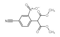 二甲基-2-(4-氰基-2-硝基苯基)丙二酸