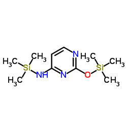 N-(三甲基硅基)-2-(三甲基硅氧基)-4-嘧啶胺 (18037-10-0)