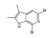 5,7-二溴-2,3-二甲基-1H-吡咯并[2,3-c]吡啶