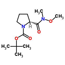 (R)-叔丁基2-(N-甲氧基-N-甲基甲酰)吡咯烷-1-羧酸