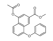 4-(乙酰基氧基)-8-苯氧基-2-萘羧酸甲酯 (181258-94-6)