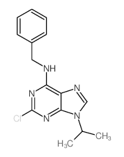 N-苄基-2-氯-9-异丙基-9h-嘌呤-6-胺 (186692-41-1)