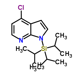 4-氯-1-[三(甲基乙基)硅酯]-1H-吡咯并[2,3-B]吡啶