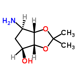 (3aR,4S,6R,6aS)-6-氨基四氢-2,2-二甲基-4H-环戊烯并-1,3-二氧杂环戊烷-4-醇
