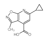 6-环丙基-3-甲基-异噁唑并[5,4-b]吡啶-4-羧酸