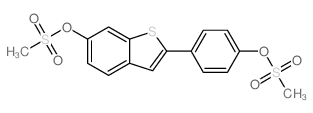 2-[4-[(甲磺酰)氧]苯基]-苯并[b]噻吩-6-醇 6-甲烷磺酸