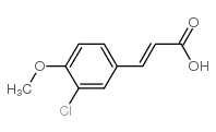 3-氯-4-甲氧基肉桂酸