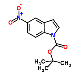 5-硝基-1H-吲哚-1-甲酸叔丁酯 (166104-19-4)